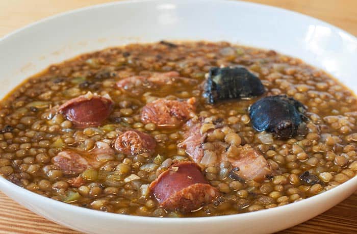 lentil recipe with chorizo