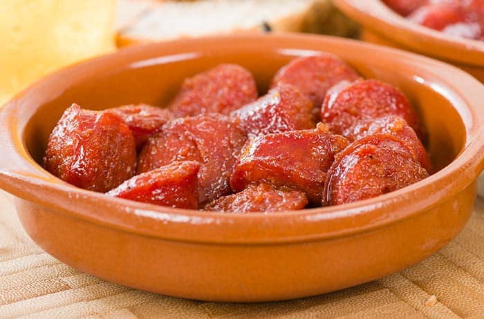 recipe for chorizo ​​a la cider